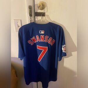 Dansby Swanson Nike men’s MLB vapor jersey L